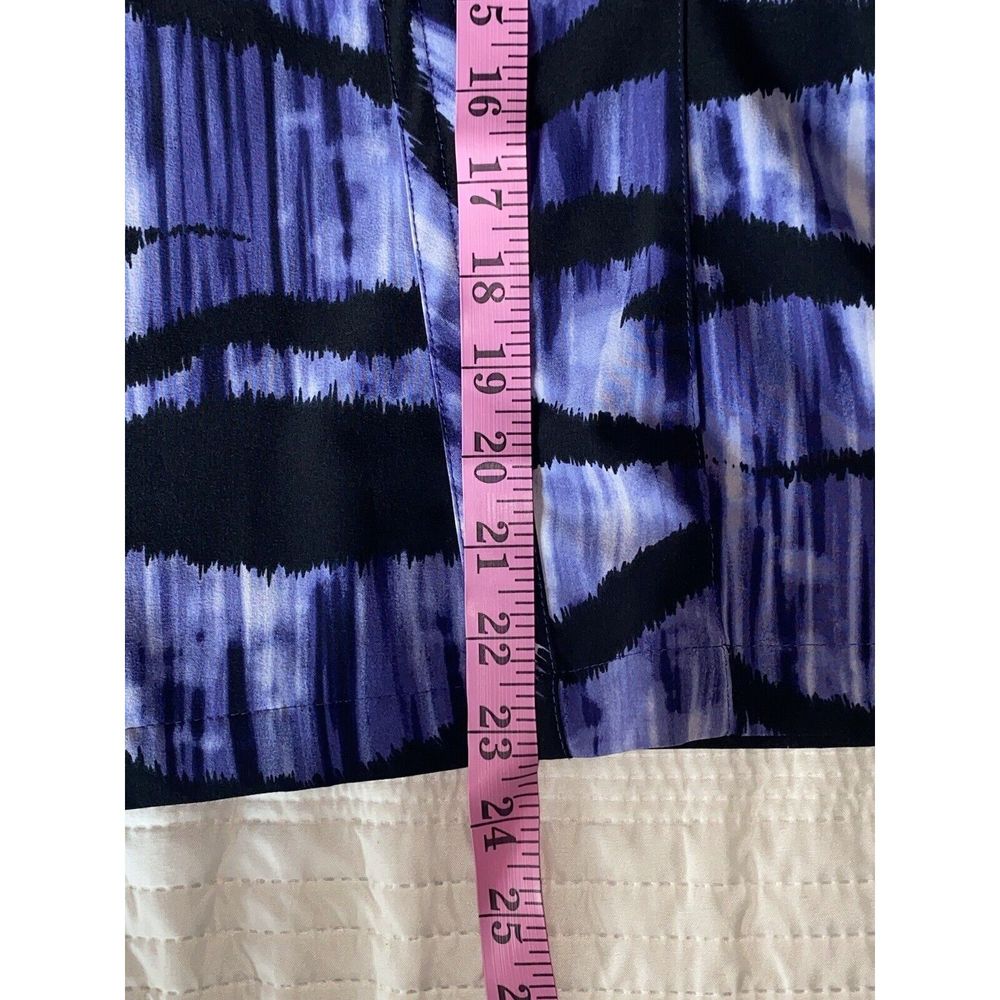 Chico's Purple and Black Patterned Utility Jacket - Picture 16 of 16